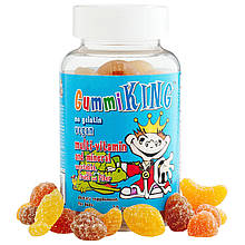Вітамінно-мінеральний комплекс для дітей, Gummi King Multi-Vitamin and Mineral, Vegetables, 60 Gummi
