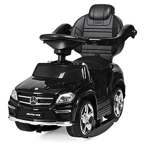 Каталка толокар Mercedes GL63 SX1578-2 (MP3 магнітола, SD слот, світло, батьківська ручка, качалка), фото 3