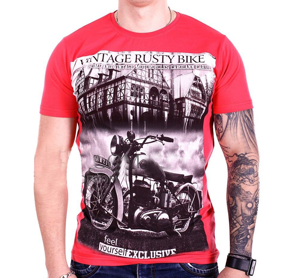 Футболка StrongMan Bike f1929/7 Коралова M