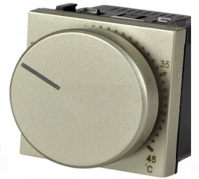 Терморегулятор для теплої підлоги N2240.3 CV шампань Zenit ABB ZENIT