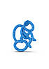 Дитяча іграшка-грызушка Маленька танцююча Мавпочка (10 см) ТМ MATCHISTICK MONKEY Синій MM-ММТ-002, фото 2