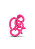 Дитяча іграшка-грызушка Маленька танцююча Мавпочка (10 см) ТМ MATCHISTICK MONKEY Рожевий MM-ММТ-003, фото 2