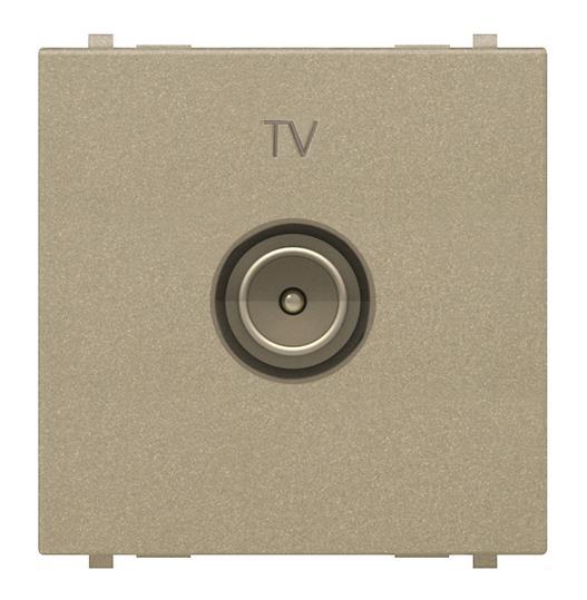 Розетка TV N2250.7 CV шампань Zenit ABB NIESSEN