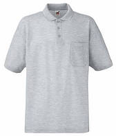 Мужская Рубашка Поло с карманом 65/35 S, 94 Серо-Лиловый