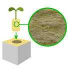 Посадковий кубик з мінеральної вати 10см*10см*6,5 см Cultilene, фото 3