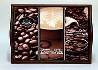 Поднос на подушке с ручками "Coffee" 49*36*8 (6021-5)