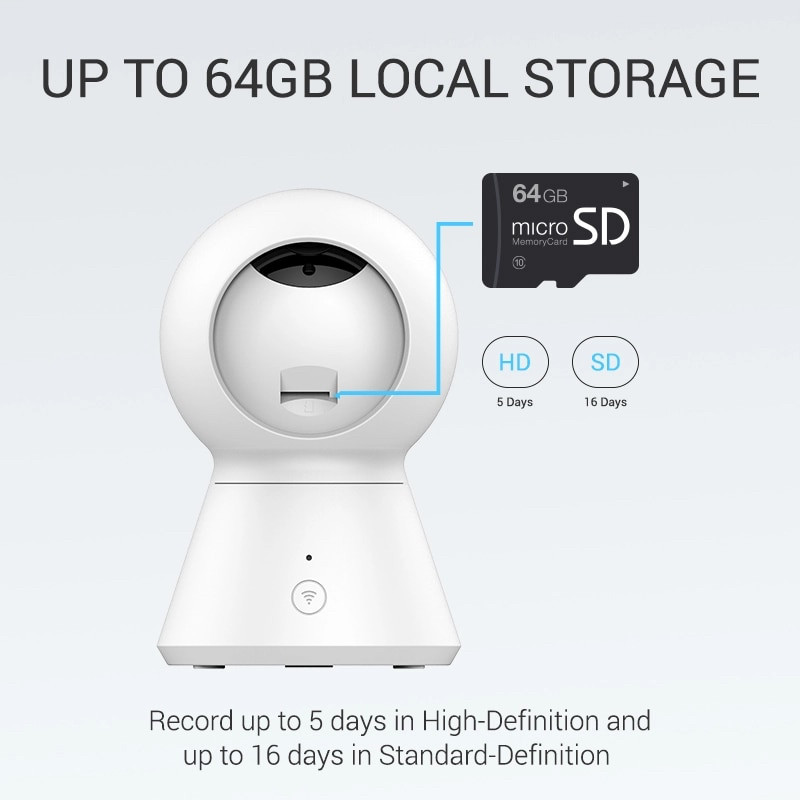 Камера видеонаблюдения Xiaomi 1080P Yi Dome Smart Ip camera Международная версия - фото 2 - id-p966241908