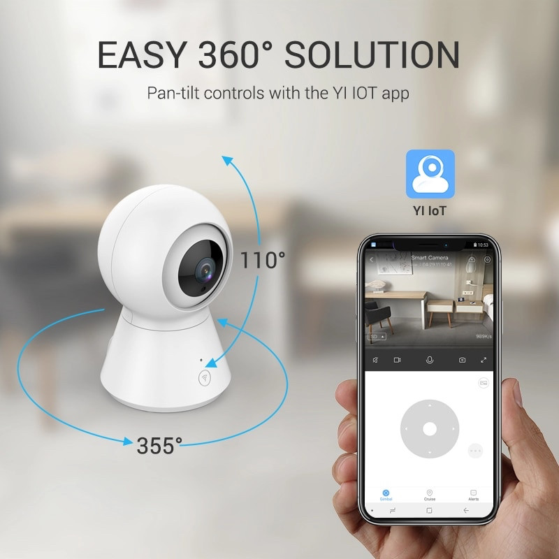 Камера видеонаблюдения Xiaomi 1080P Yi Dome Smart Ip camera Международная версия - фото 3 - id-p966241908