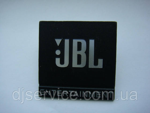 Значок, наклейка, логотип 50x50mm (metall) на сітку колонки JBL Entertainment, фото 1