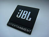 Значок, наклейка, логотип 50x50mm (metall) на сітку колонки JBL Entertainment, фото 3