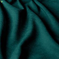 Однотонна декоративна тканина велюр кольору темного смарагду 84369v23
