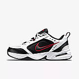 Кросівки чоловічі шкіряні Nike Monarch "Білі з чорним" найк монарх р. 41-45, фото 4