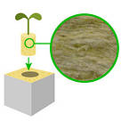 Посадковий кубик з мінеральної вати 7,5 см*7,5 см*6,5 см Cultilene, фото 3