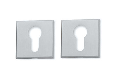 Накладка під циліндр ZOGOMETAL 283-02 KEY хром матовий (Греція)
