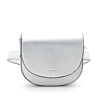 Жіночий клатч сріблястий з кріпленням на пояс 177637