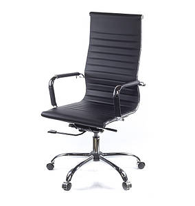 Крісло комп'ютерне офісне Кап PB CH D-TILT чорне (PU)