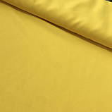 Габардин однотонний жовтий, ширина 150 см, фото 2