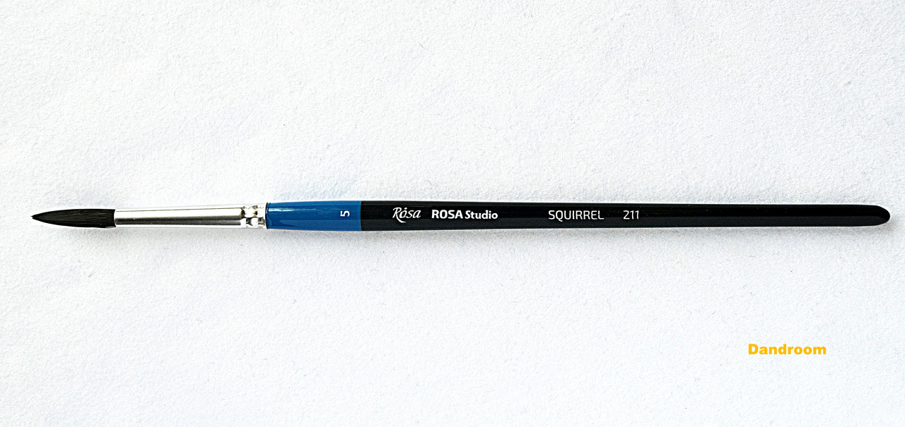 Білка кругла, 211, № 5, к. р. пензель ROSA Studio, фото 1