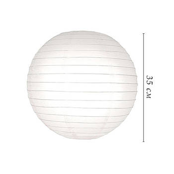 Підвісні паперові кулі плісе 35 см