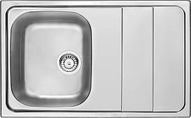 Кухонна мийка Deante MAESTRO 1-камерна обертова, з крилом, сатину, 800х500х190 мм