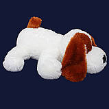 М'яка іграшка собака 55 см білий, фото 4