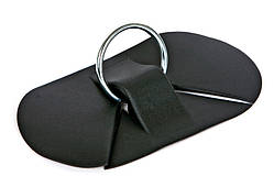 Буксир для човни пвх з металевим кільцем АКВА еліпс чорний