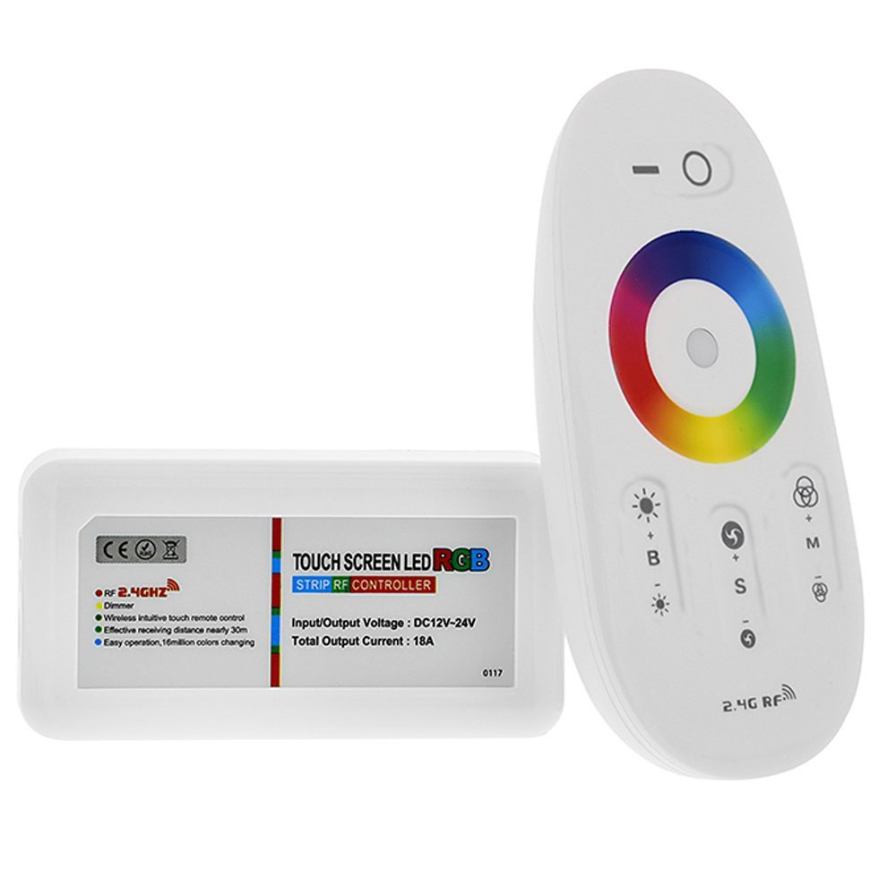 2.4G RF RGB контроллер TOUCH SCREEN 18A с сенсорным пультом для светодиодной ленты - фото 4 - id-p96346595