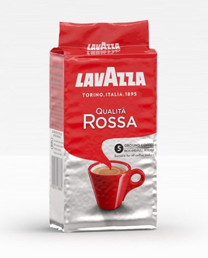 Кава мелена Lavazza Qualità Rossa 250 г у вакуумній упаковці