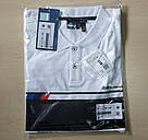 Оригінальна чоловіча сорочка-поло BMW M Motorsport Polo-Shirt (Men, White), фото 3