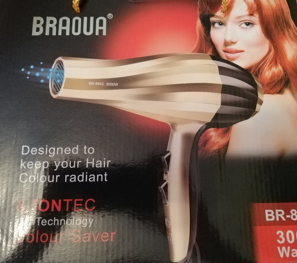 Фен для волосся BRAOUA BR-8842