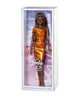 Колекційна лялька Барбі Сяйво міста бронзове сукні / City Shine Barbie Doll - Bronze Dress (CFP40), фото 6