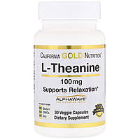 California Gold Nutrition L-Theanine 100 mg 30 caps