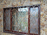 Ковані решітки на вікна та двері арт кр 67, фото 9