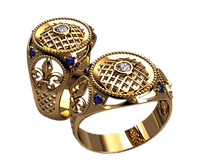 Перстень из золота Дворянский