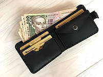 Жіночий шкіряний гаманець GooseTM Montis чорний з монетницею hotdeal, фото 5