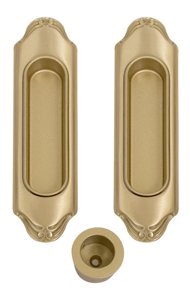 Набір ручок для розсувних дверей Mandelli 1028 - 04 матова латунь