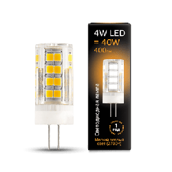 LED лампа Gauss G4 AC185-265V 4W 2700K керамика