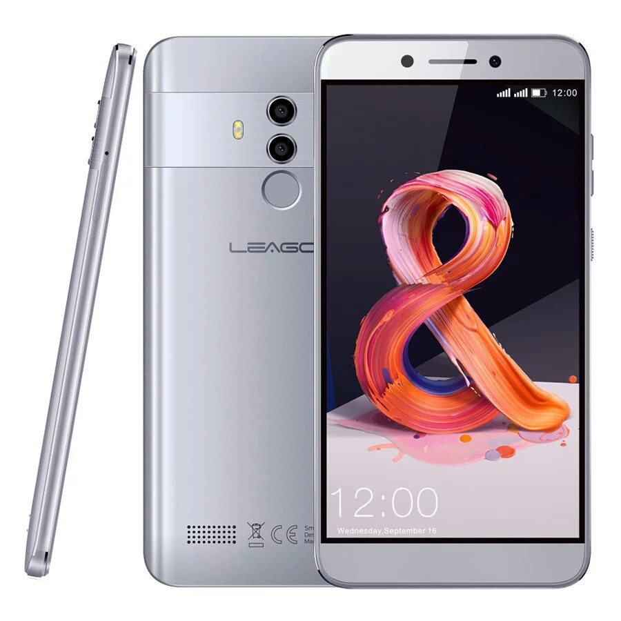 Смартфон Leagoo T8S Silver 4/32 Gb FullHD 5.5 FaceID 3080 мА·год 13MP+чохол
