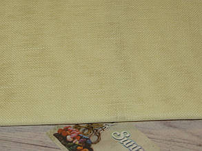 Тканина рівномірного плетіння Permin 076/305 Touch of Yellow/Дотик жовтого, 28 каунт