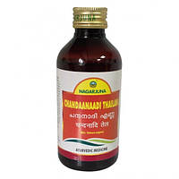 Чанданаді таіл масажна олія Нагарджуна 200 мл, Chandanadi thailam, Nagarjuna, бездоганний зовнішній вигляд