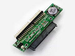 Адаптер перехідник з IDE 44 pin до SATA 22 (7+15) pin 2.5 прямий IDE тато (вилка) - SATA мама (розетка)