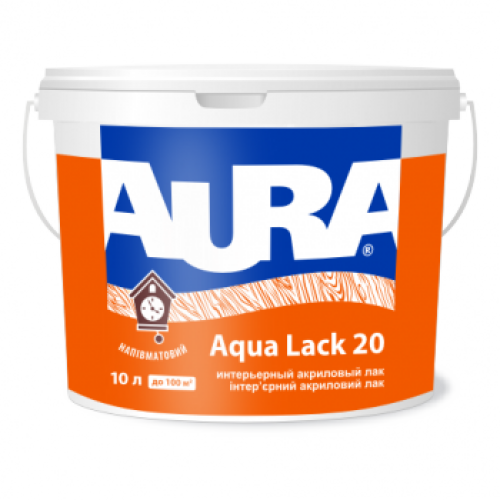 Лак интерьерный акриловый Aura Aqua Lack 20, 10 л: продажа, цена в ...