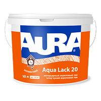 Лак інтер'єрний акриловий Aura Aqua Lack 20, 10 л