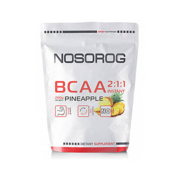 Амінокислота Бцаа Носоріг / Nosorig Nutrition BCAA 2:1:1 Instant 200 г ананас