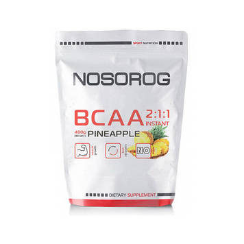 Амінокислота Бцаа Носоріг / Nosorig Nutrition BCAA 2:1:1 Instant 400 г ананас