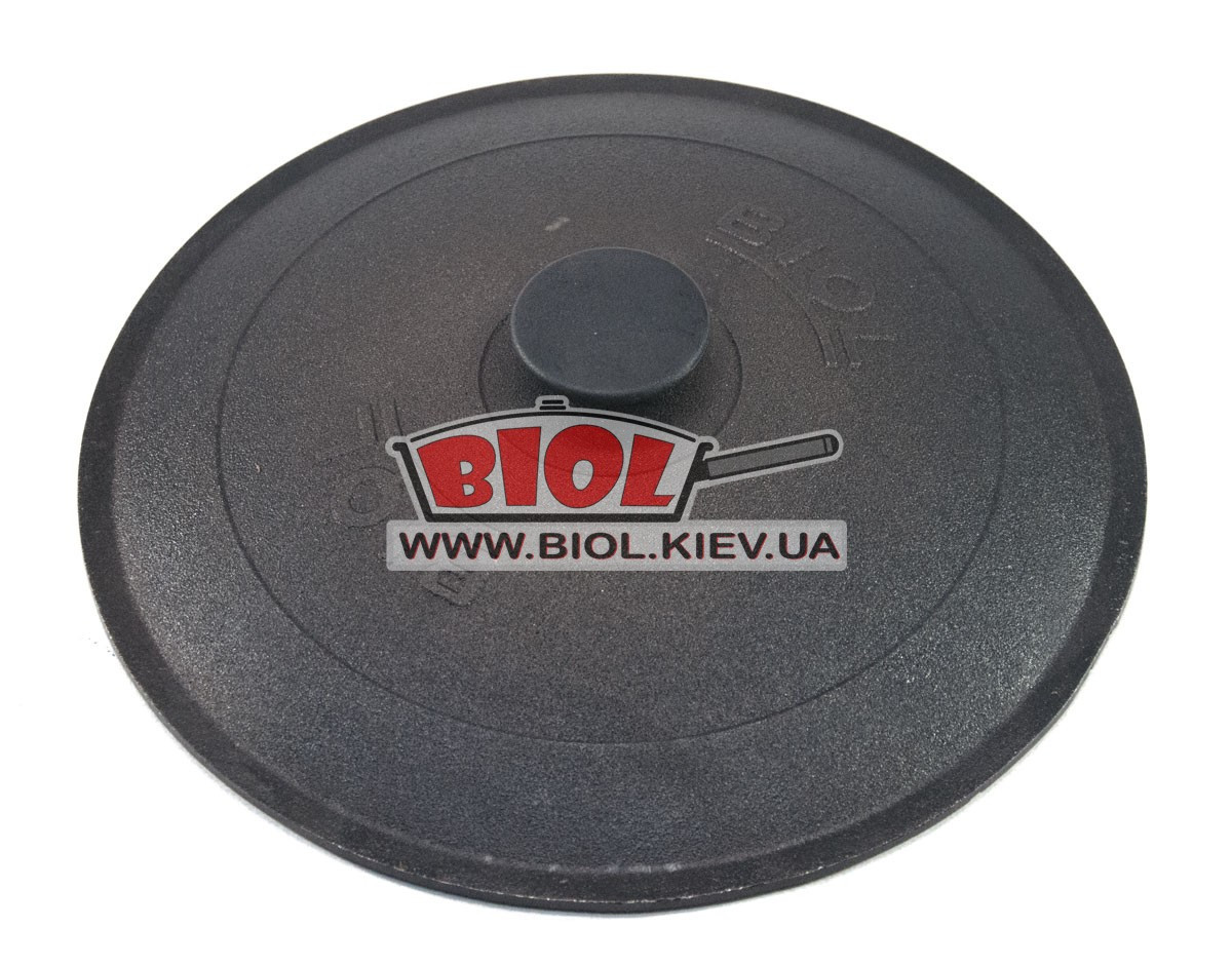 Кришка чавунна 28 см кругла Біол 07082, фото 1