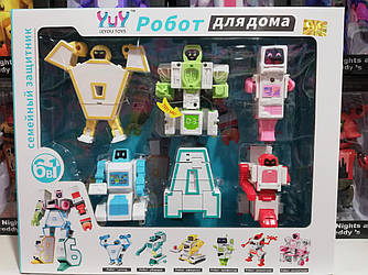 Конструктор букви-трансформери, Трансботи "Бойовий Розрахунок" Робот для дому сімейний захисник.