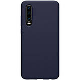 Nillkin Huawei P30 Flex Pure Case Blue Силіконовий Чохол, фото 3