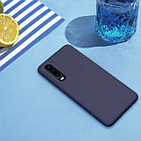 Nillkin Huawei P30 Flex Pure Case Blue Силіконовий Чохол, фото 5