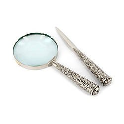 Лупа для читання подарункова та ніж для розкриття конвертів MS007